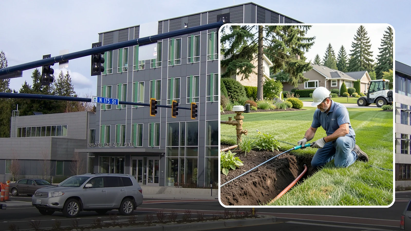 Pressure Regulator Installation in Shoreline, King County, WA - We install pressure regulators that tame high municipal water pressure, protecting heads and drip lines from misting, blowouts...