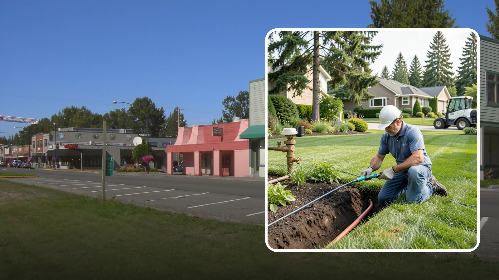 Pressure Regulator Installation in Snoqualmie, King County, WA - We install pressure regulators that tame high municipal water pressure, protecting heads and drip lines from misting, blowouts...