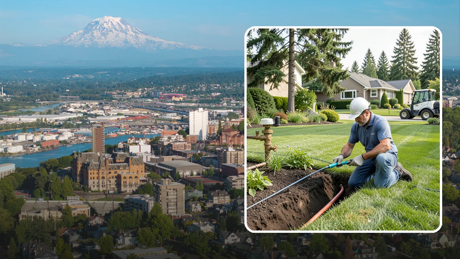 Pressure Regulator Installation in Tacoma, Pierce County, WA - We install pressure regulators that tame high municipal water pressure, protecting heads and drip lines from misting, blowouts...