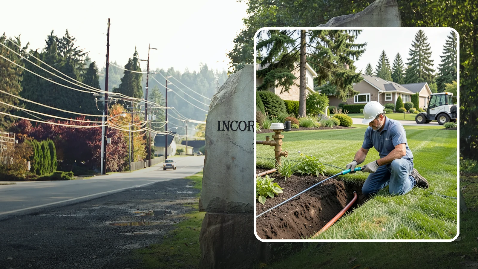 Pressure Regulator Installation in Wilkeson, Pierce County, WA - We install pressure regulators that tame high municipal water pressure, protecting heads and drip lines from misting, blowouts...