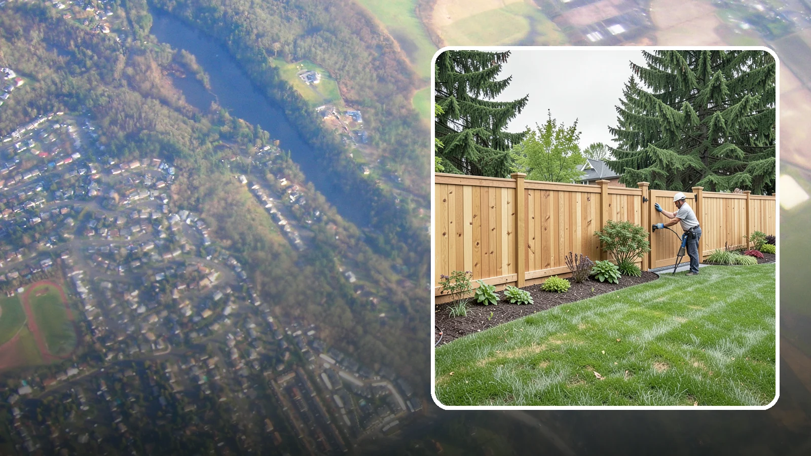 Privacy Fence Installation in Algona, King County, WA - Solid privacy fencing that blocks sightlines and creates a secluded, quiet outdoor space.