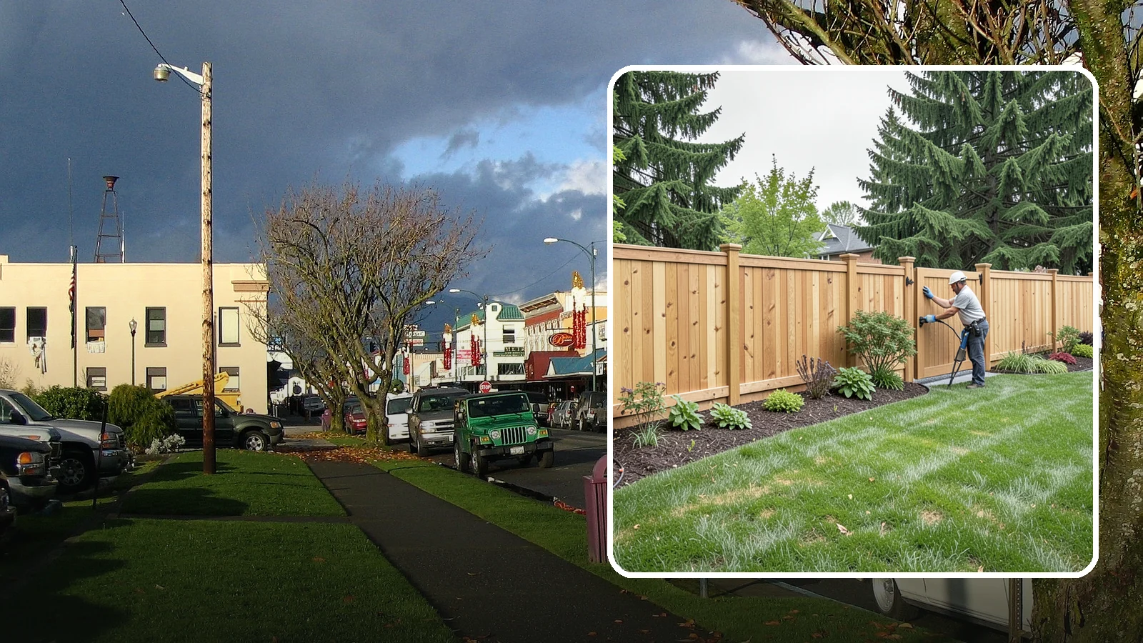 Privacy Fence Installation in Arlington, Snohomish County, WA - Solid privacy fencing that blocks sightlines and creates a secluded, quiet outdoor space.