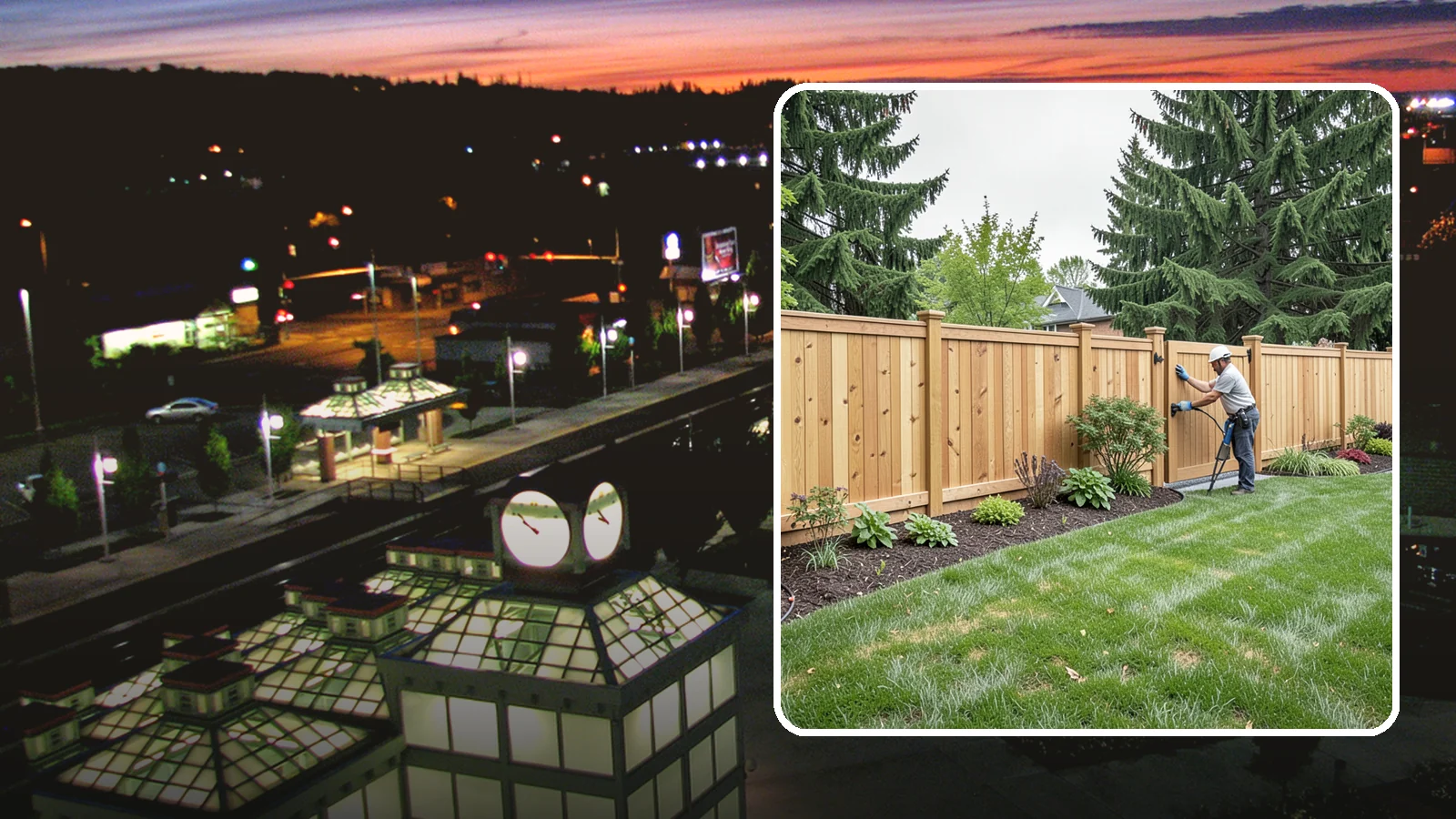 Privacy Fence Installation in Auburn, King County, WA - Solid privacy fencing that blocks sightlines and creates a secluded, quiet outdoor space.