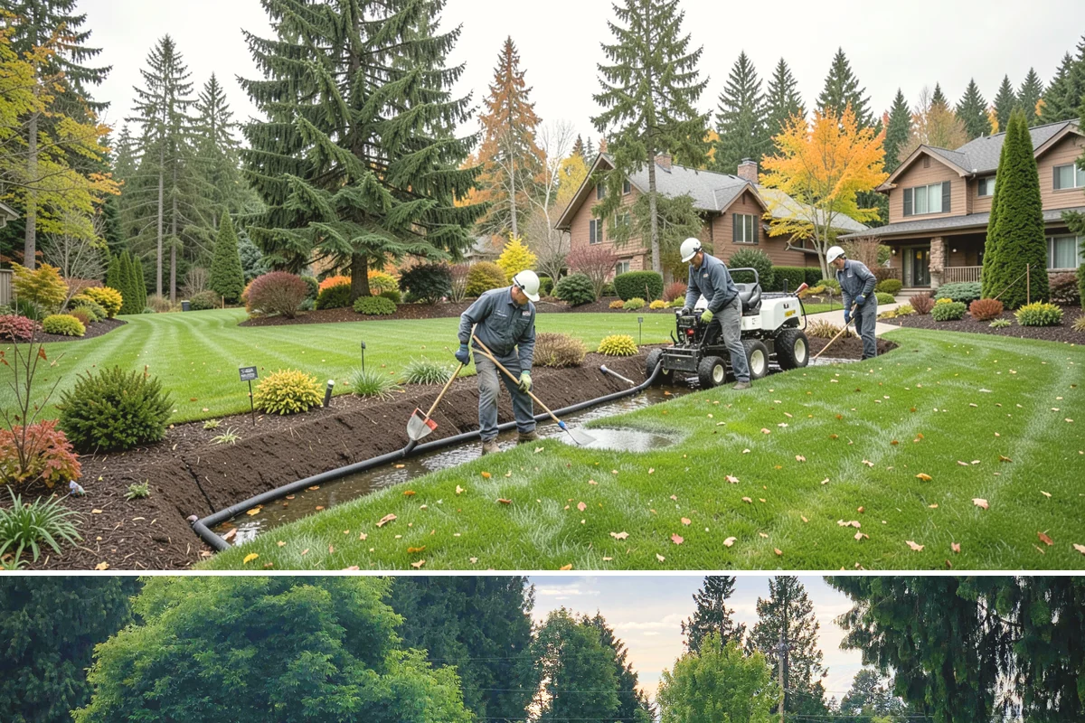 Privacy Fence Installation in Bonney Lake, Pierce County, WA - Best installed spring through fall.