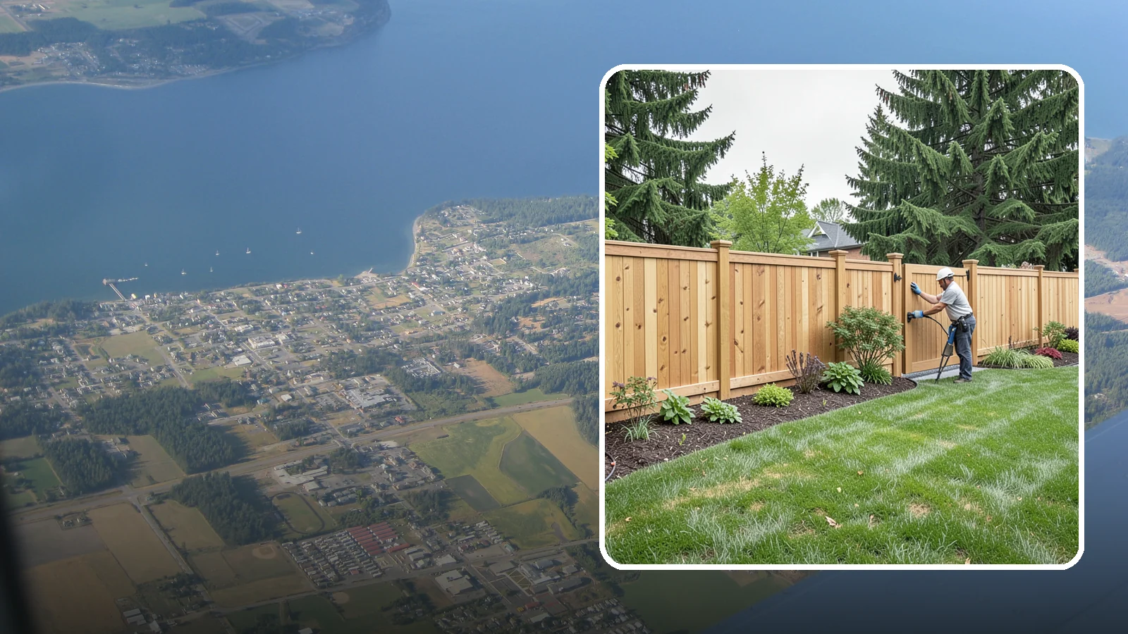 Privacy Fence Installation in Coupeville, Island County, WA - Solid privacy fencing that blocks sightlines and creates a secluded, quiet outdoor space.