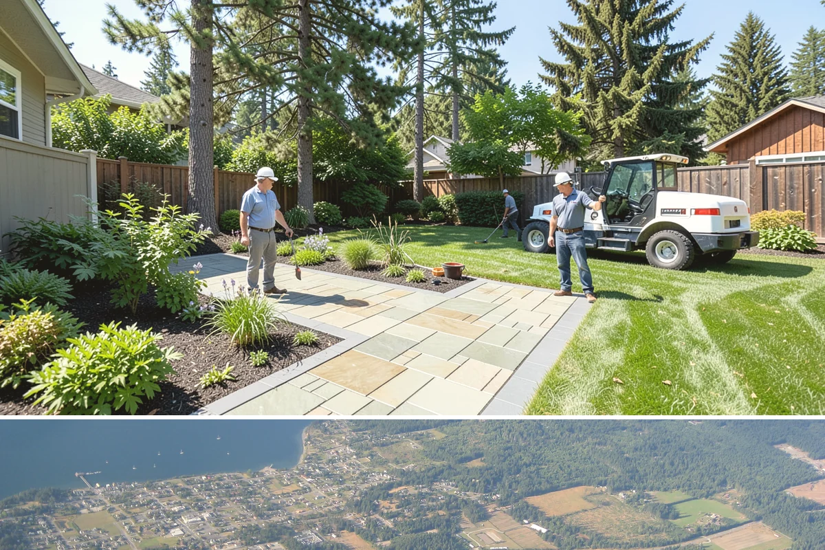 Privacy Fence Installation in Coupeville, Island County, WA - Best installed spring through fall.