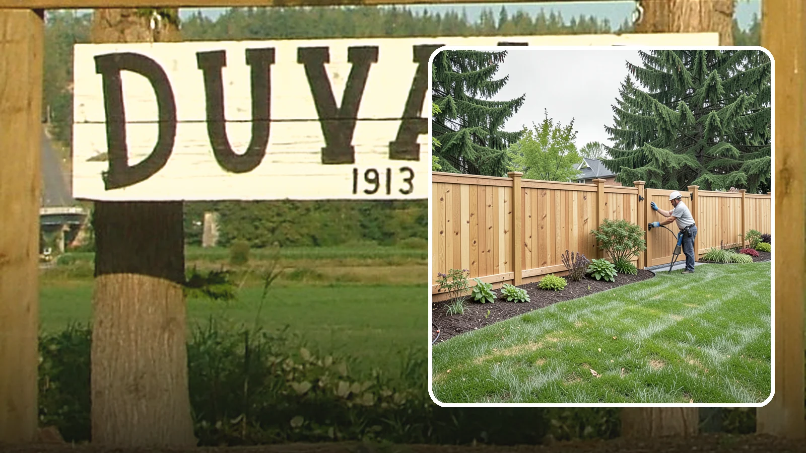 Privacy Fence Installation in Duvall, King County, WA - Solid privacy fencing that blocks sightlines and creates a secluded, quiet outdoor space.