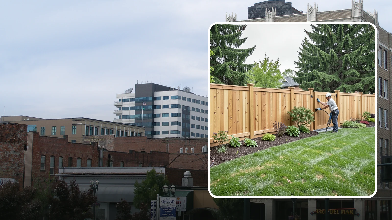 Privacy Fence Installation in Everett, Snohomish County, WA - Solid privacy fencing that blocks sightlines and creates a secluded, quiet outdoor space.