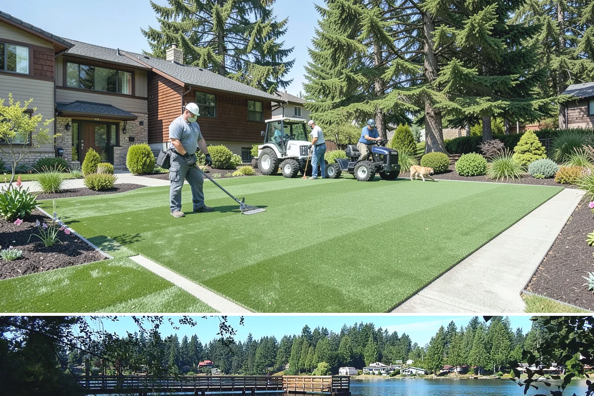 Privacy Fence Installation in Federal Way, King County, WA - Best installed spring through fall.