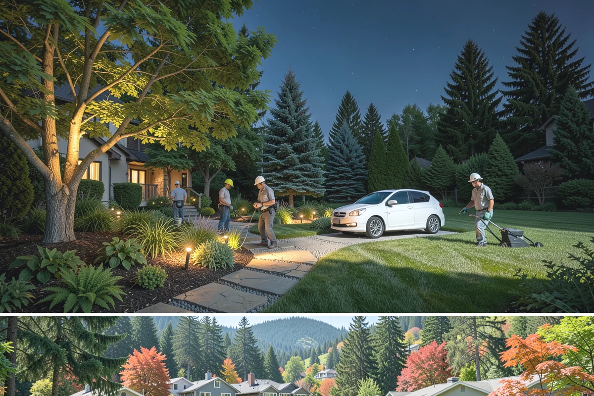 Privacy Fence Installation in Fircrest, Pierce County, WA - Best installed spring through fall.