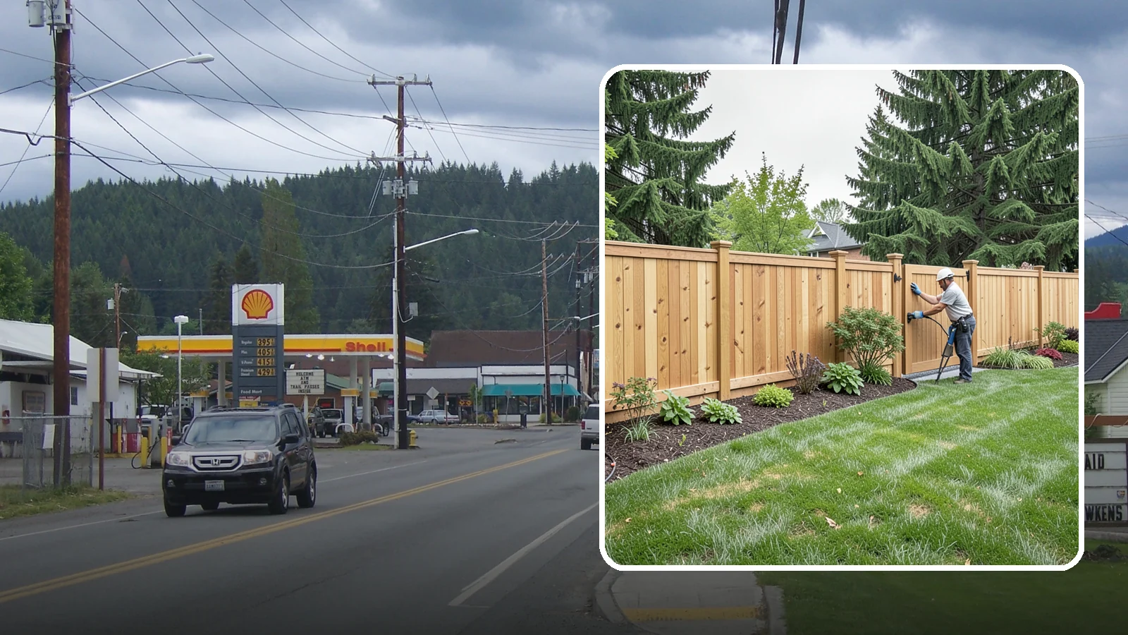 Privacy Fence Installation in Granite Falls, Snohomish County, WA - Solid privacy fencing that blocks sightlines and creates a secluded, quiet outdoor space.