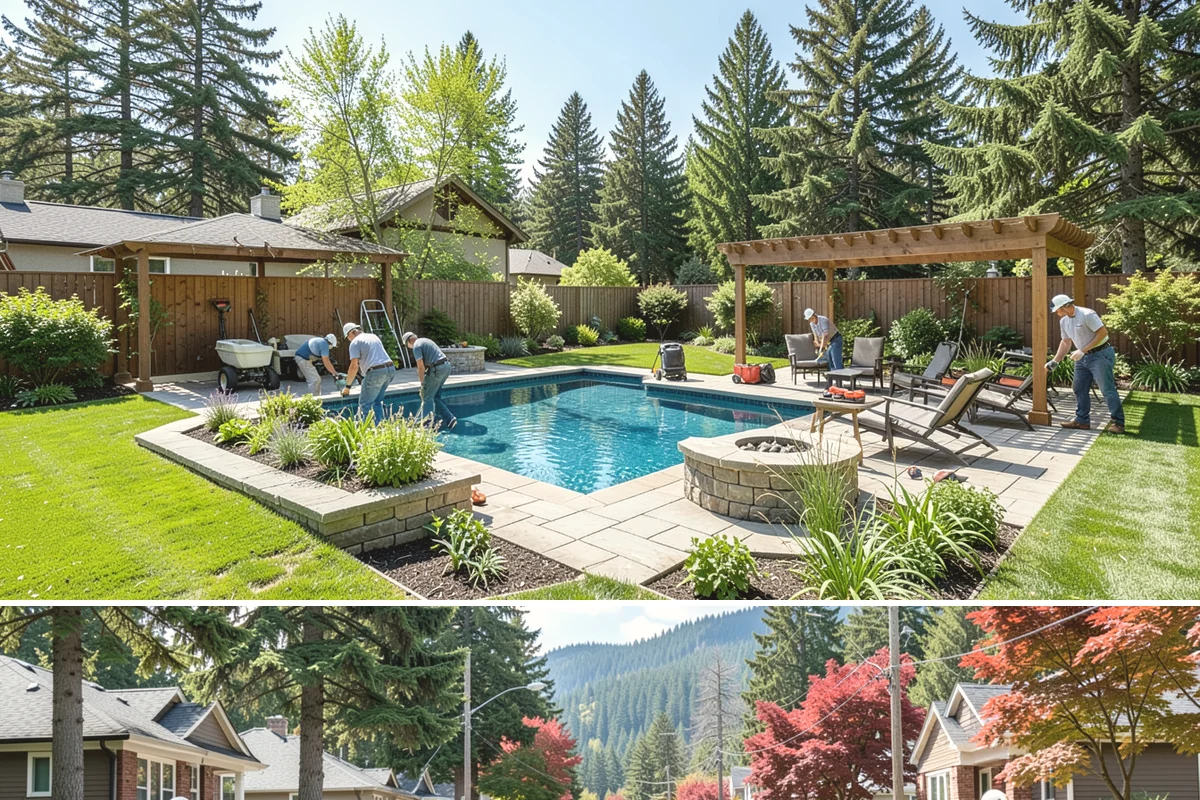 Privacy Fence Installation in Hunts Point, King County, WA - Best installed spring through fall.