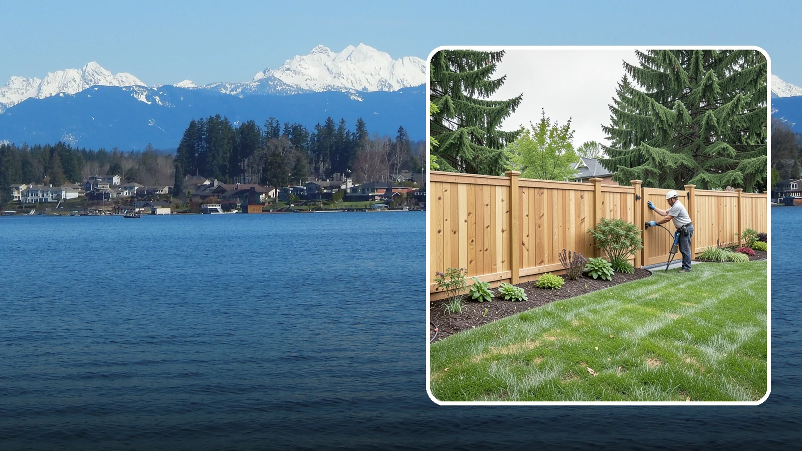 Privacy Fence Installation in Lake Stevens, Snohomish County, WA - Solid privacy fencing that blocks sightlines and creates a secluded, quiet outdoor space.