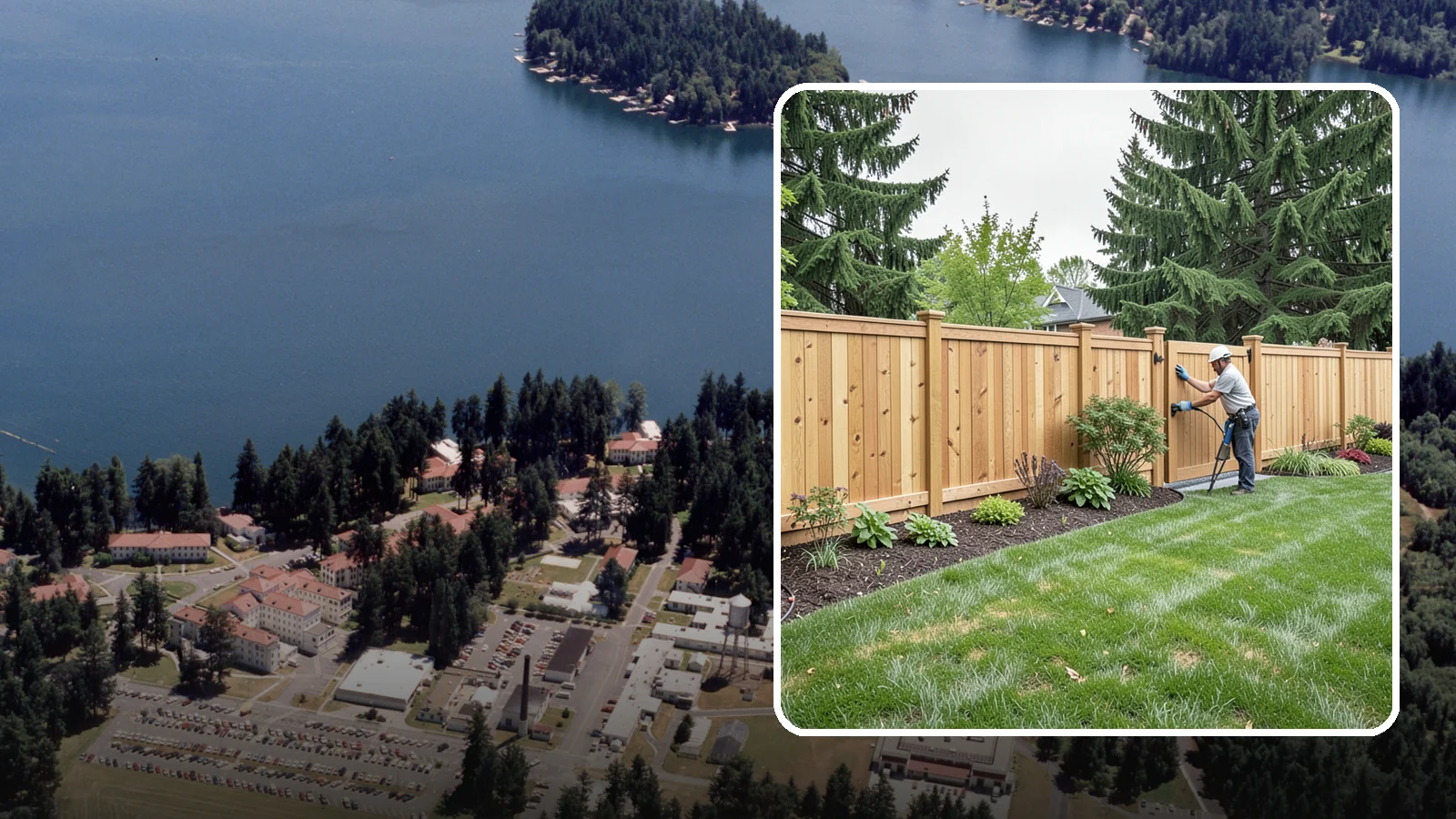 Privacy Fence Installation in Lakewood, Pierce County, WA - Solid privacy fencing that blocks sightlines and creates a secluded, quiet outdoor space.