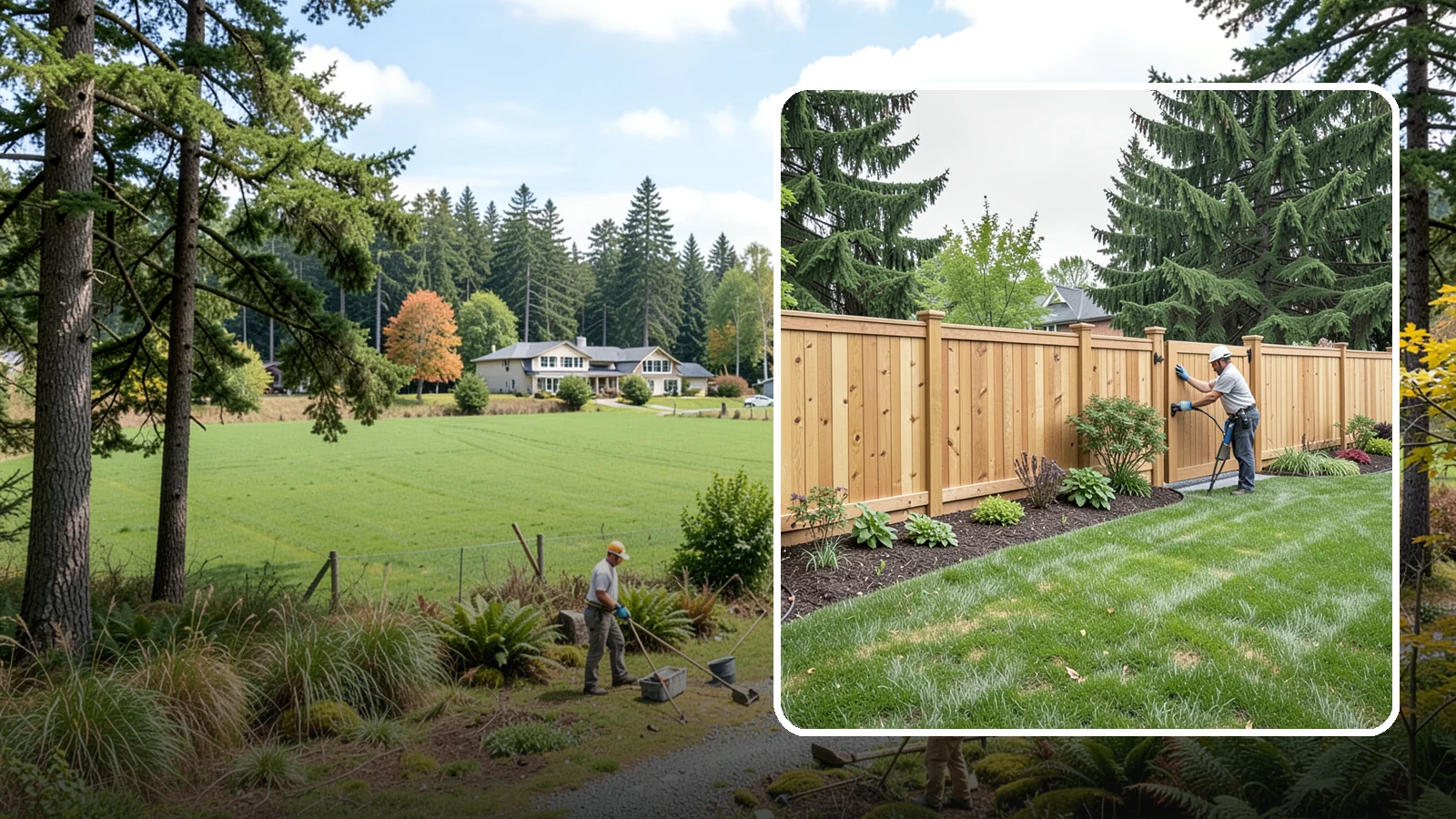 Privacy Fence Installation in Lyman, Skagit County, WA - Solid privacy fencing that blocks sightlines and creates a secluded, quiet outdoor space.