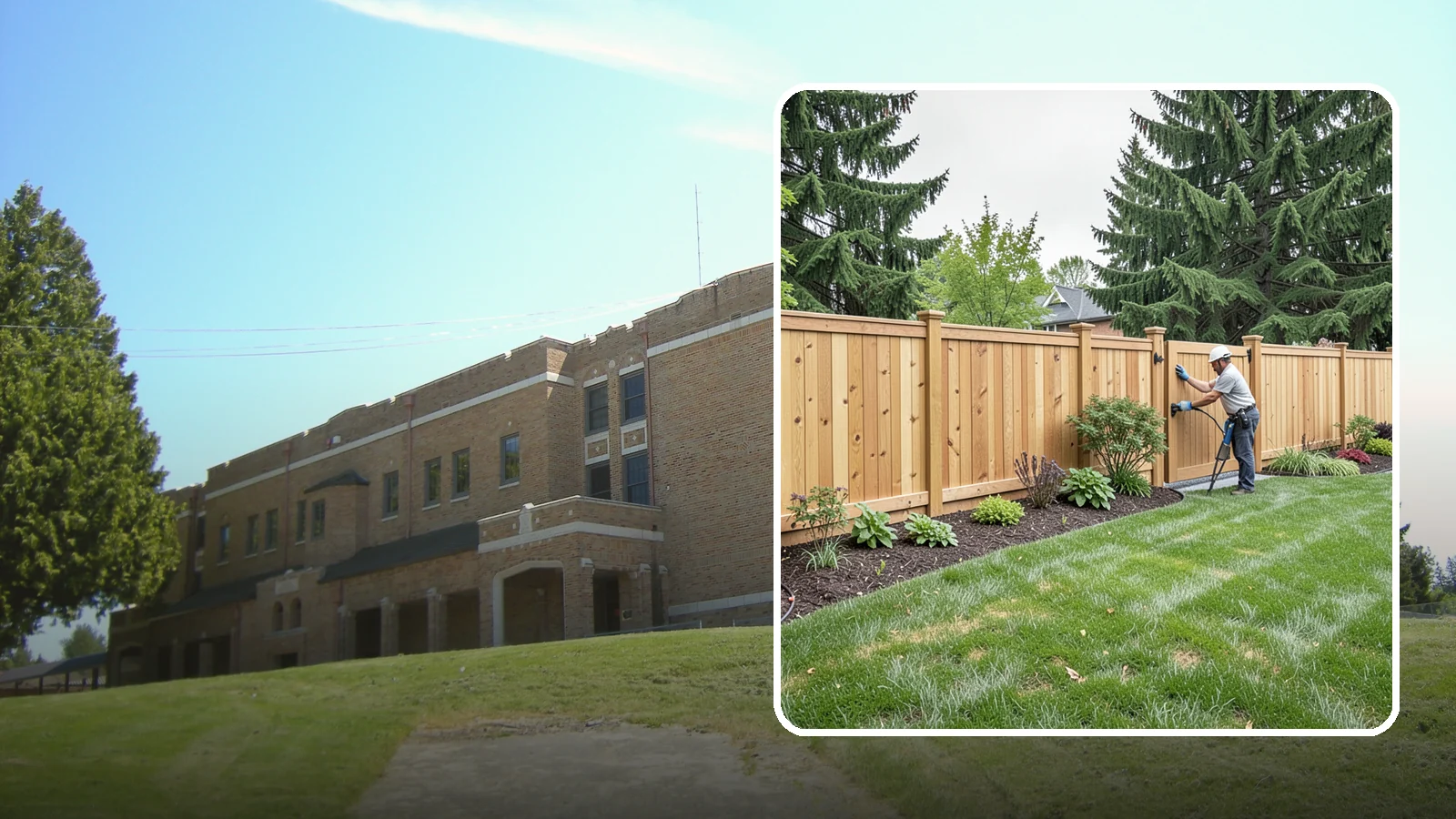 Privacy Fence Installation in Maple Valley, King County, WA - Solid privacy fencing that blocks sightlines and creates a secluded, quiet outdoor space.