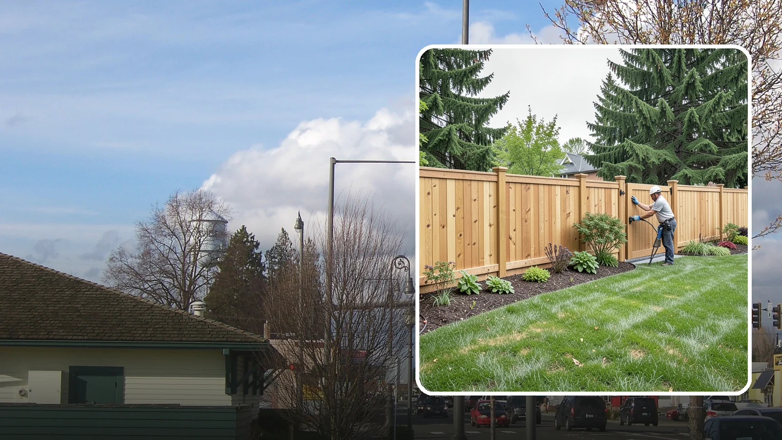 Privacy Fence Installation in Marysville, Snohomish County, WA - Solid privacy fencing that blocks sightlines and creates a secluded, quiet outdoor space.
