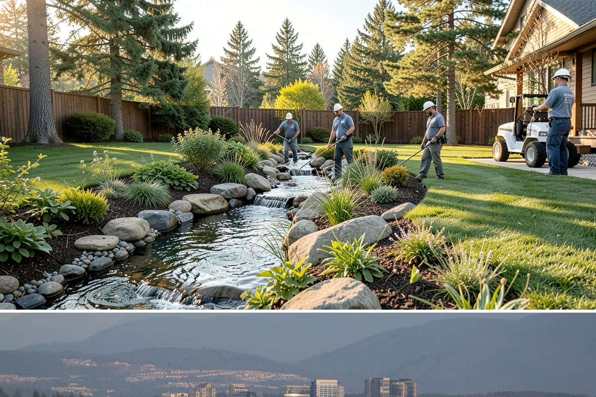 Privacy Fence Installation in Medina, King County, WA - Best installed spring through fall.