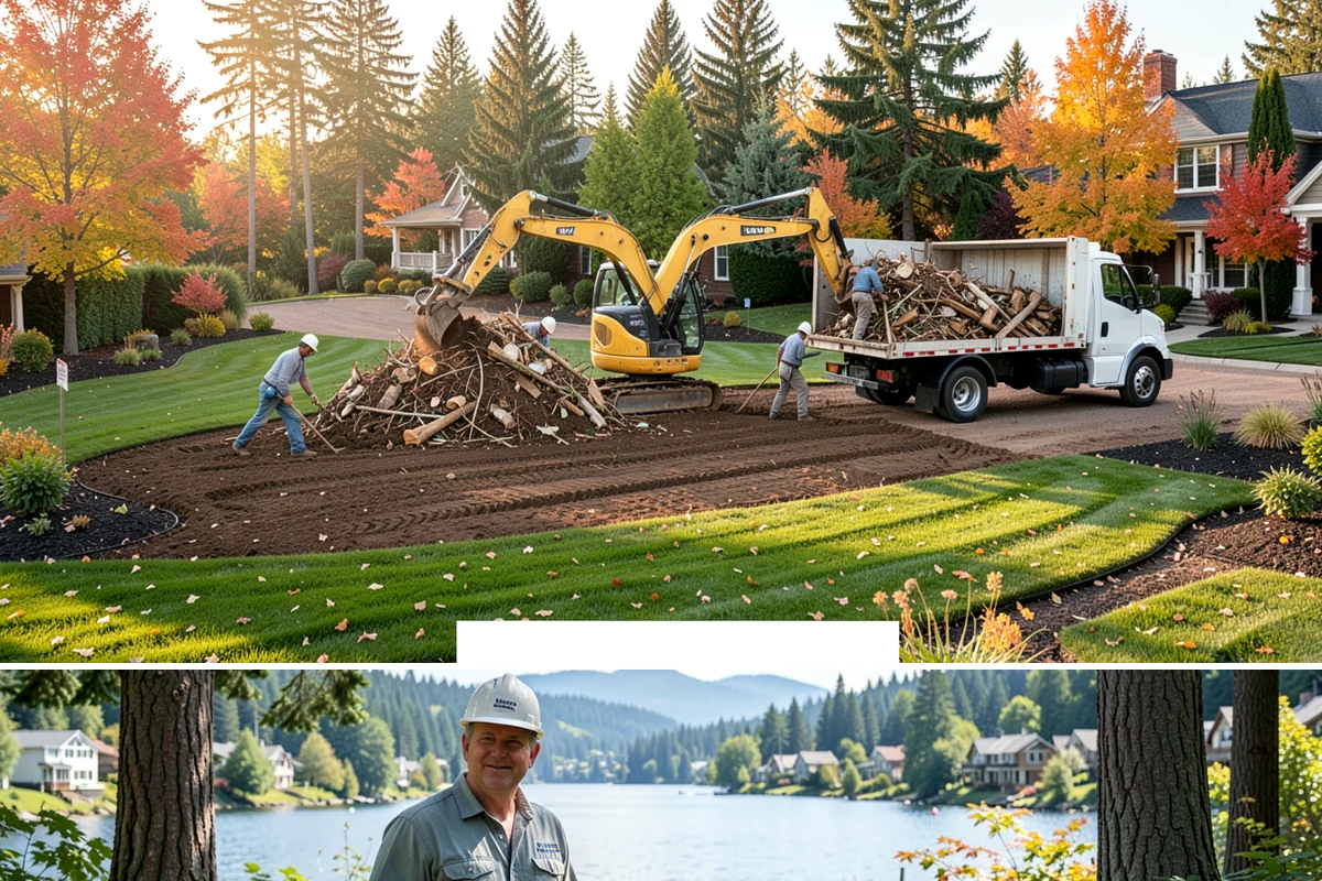 Privacy Fence Installation in Milton, King County, WA - Best installed spring through fall.