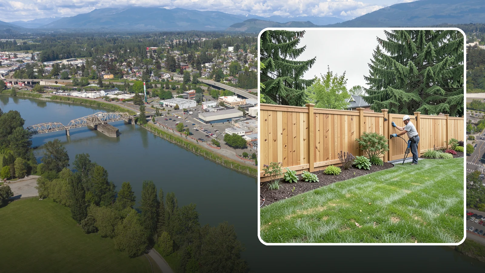 Privacy Fence Installation in Mount Vernon, Skagit County, WA - Solid privacy fencing that blocks sightlines and creates a secluded, quiet outdoor space.