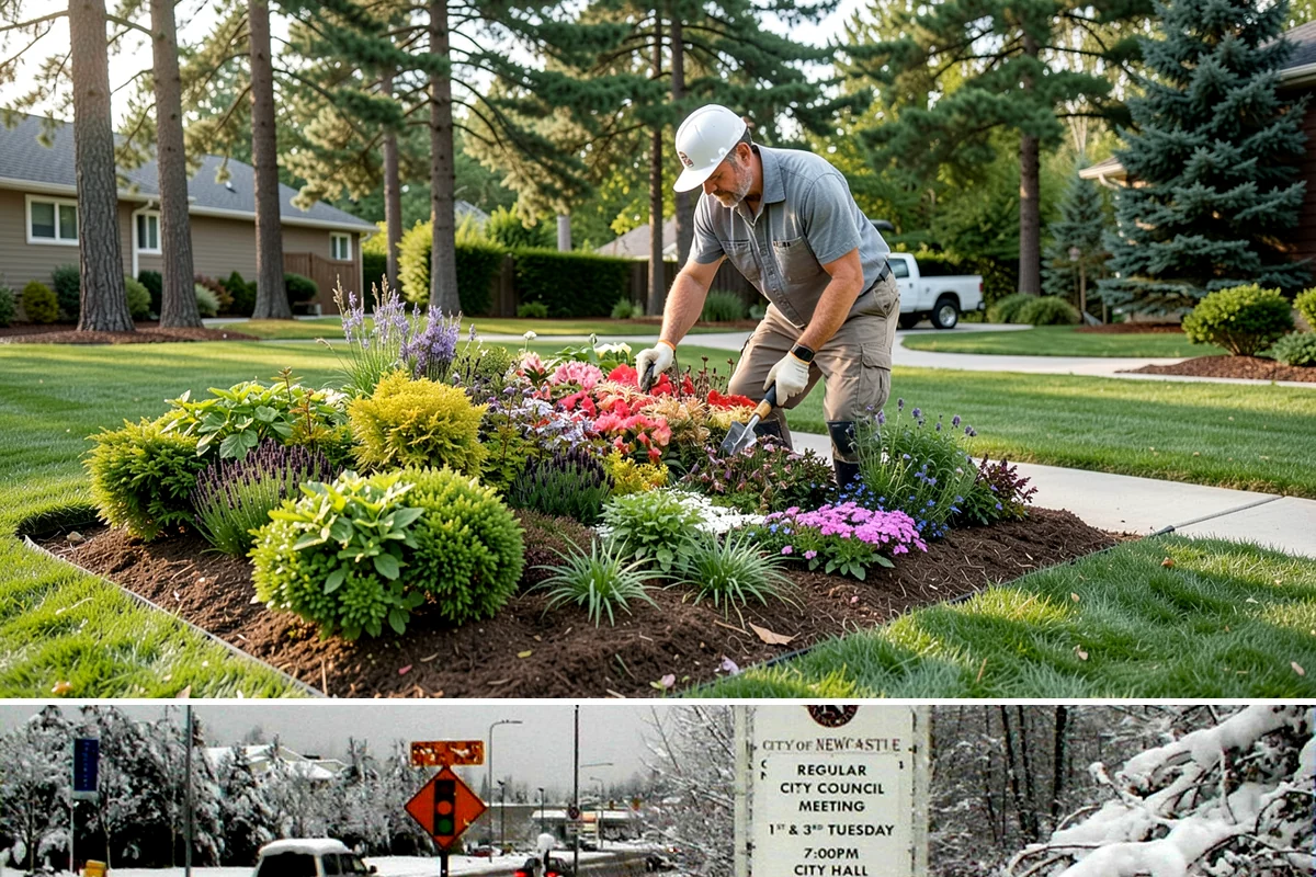 Privacy Fence Installation in Newcastle, King County, WA - Best installed spring through fall.
