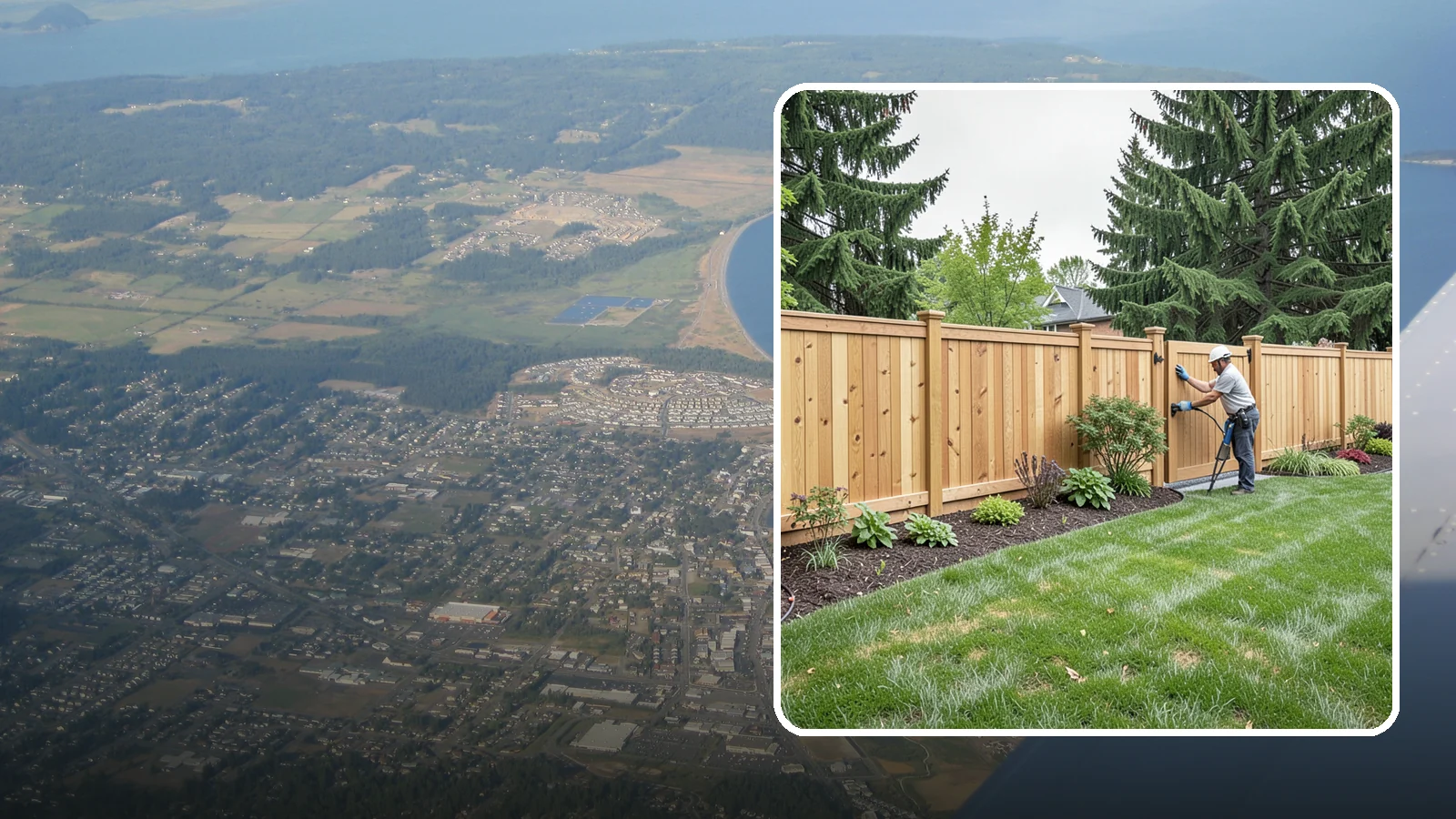 Privacy Fence Installation in Oak Harbor, Island County, WA - Solid privacy fencing that blocks sightlines and creates a secluded, quiet outdoor space.