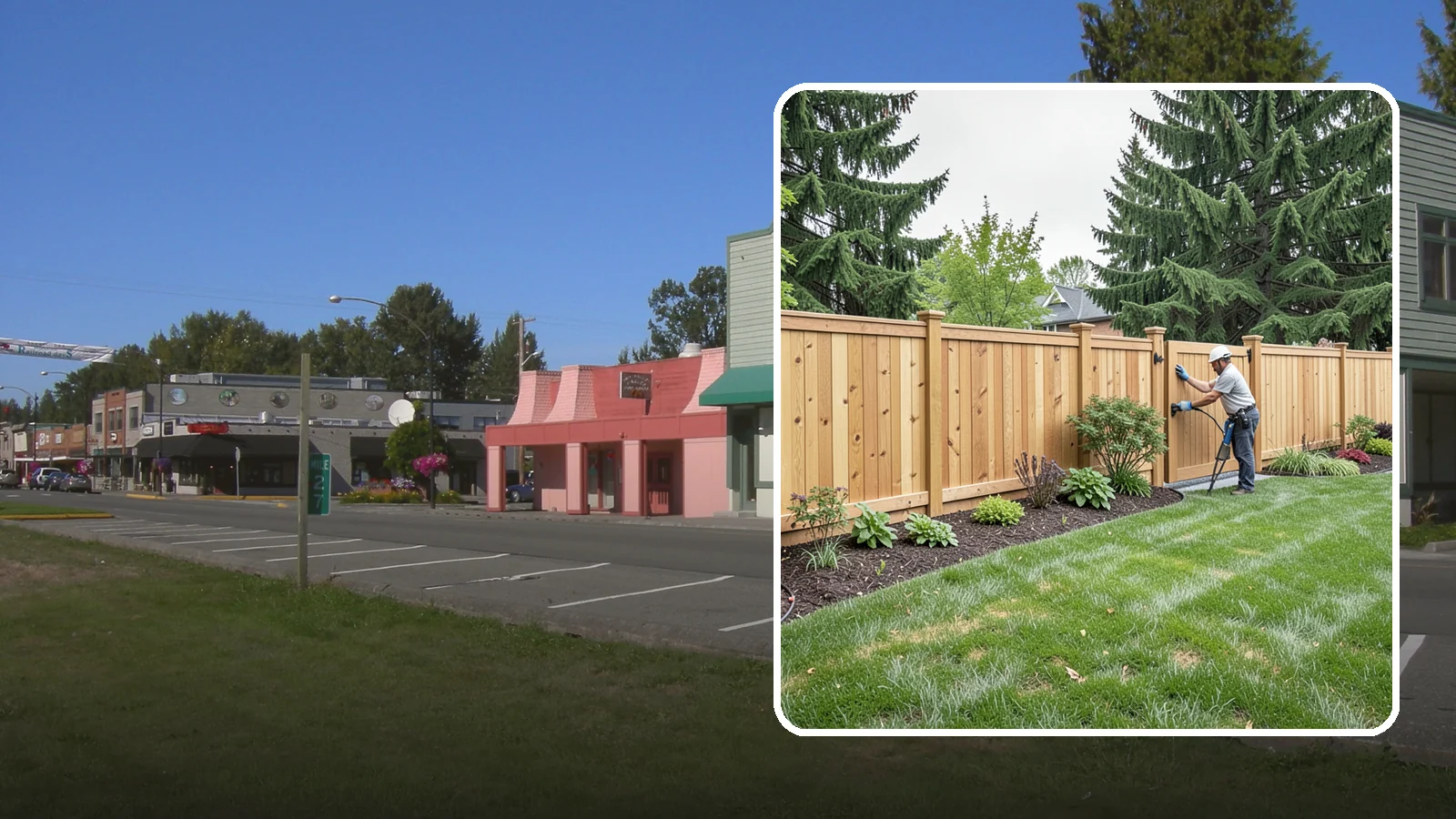 Privacy Fence Installation in Snoqualmie, King County, WA - Solid privacy fencing that blocks sightlines and creates a secluded, quiet outdoor space.