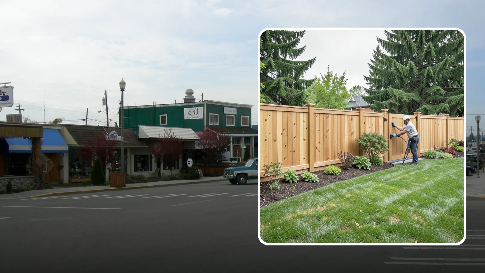 Privacy Fence Installation in Stanwood, Snohomish County, WA - Solid privacy fencing that blocks sightlines and creates a secluded, quiet outdoor space.