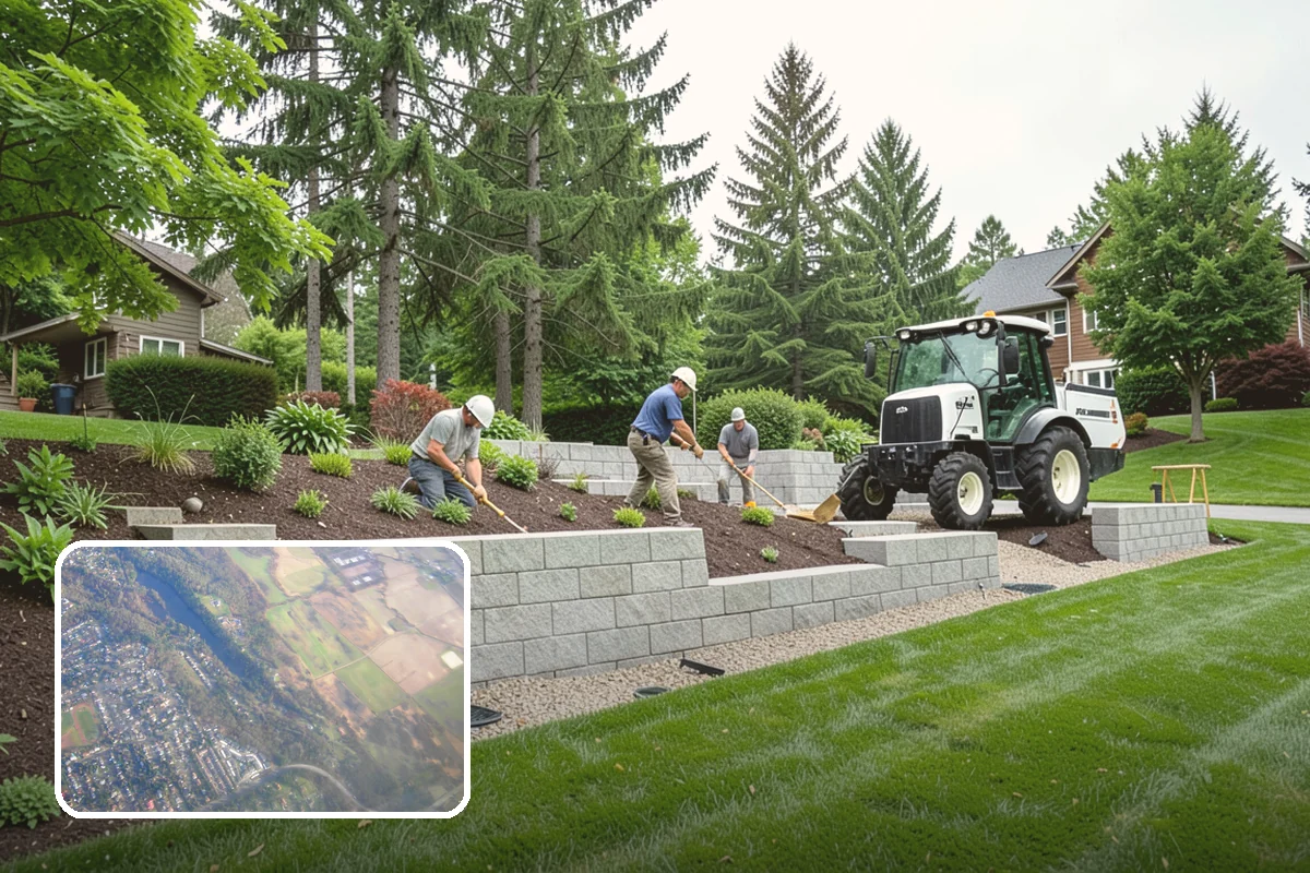 Privacy Hedge Planting in Algona, King County, WA - Year-round privacy from a dense evergreen screen