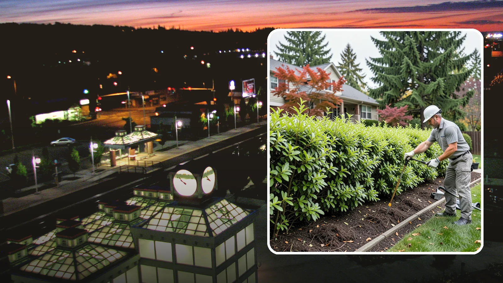 Privacy Hedge Planting in Auburn, King County, WA - We plant living privacy hedges that create a lush green screen well suited to Northwest yards.