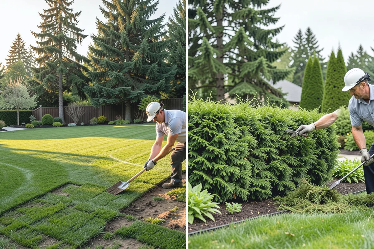 Privacy Hedge Planting in Beaux Arts Village, King County, WA - Measure the run and select the right hedge species