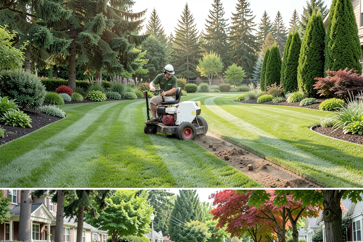 Privacy Hedge Planting in Beaux Arts Village, King County, WA - Plant hedges in fall or early spring so roots establish during the rainy months before summer heat stresses the young plants.