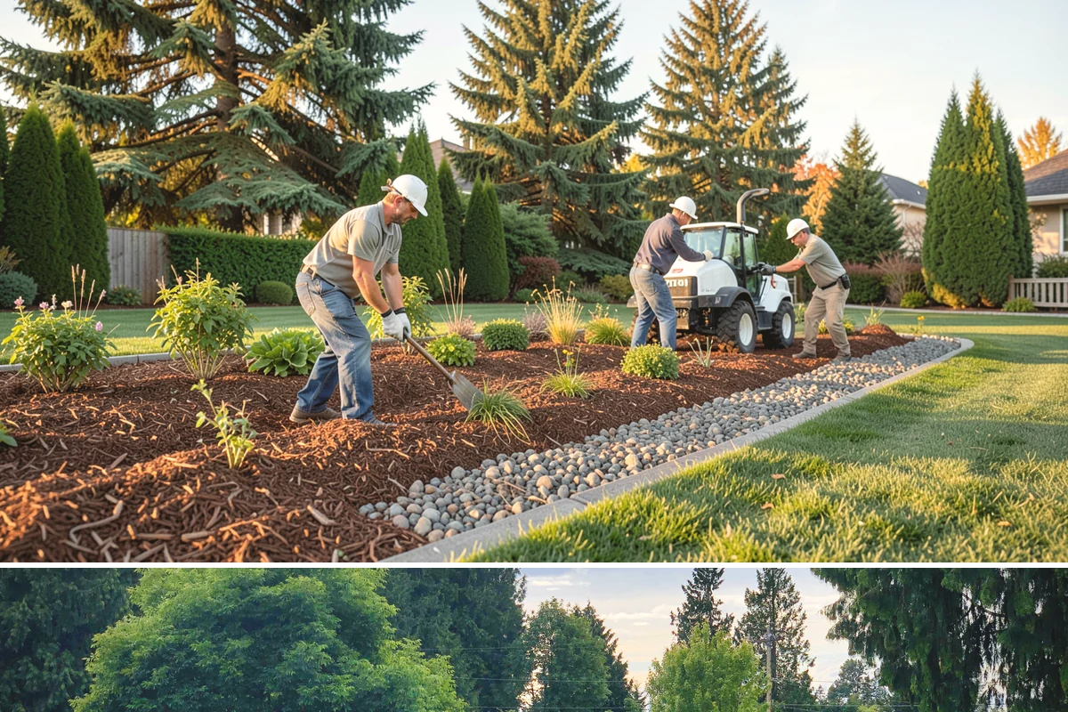 Privacy Hedge Planting in Bonney Lake, Pierce County, WA - Plant hedges in fall or early spring so roots establish during the rainy months before summer heat stresses the young plants.