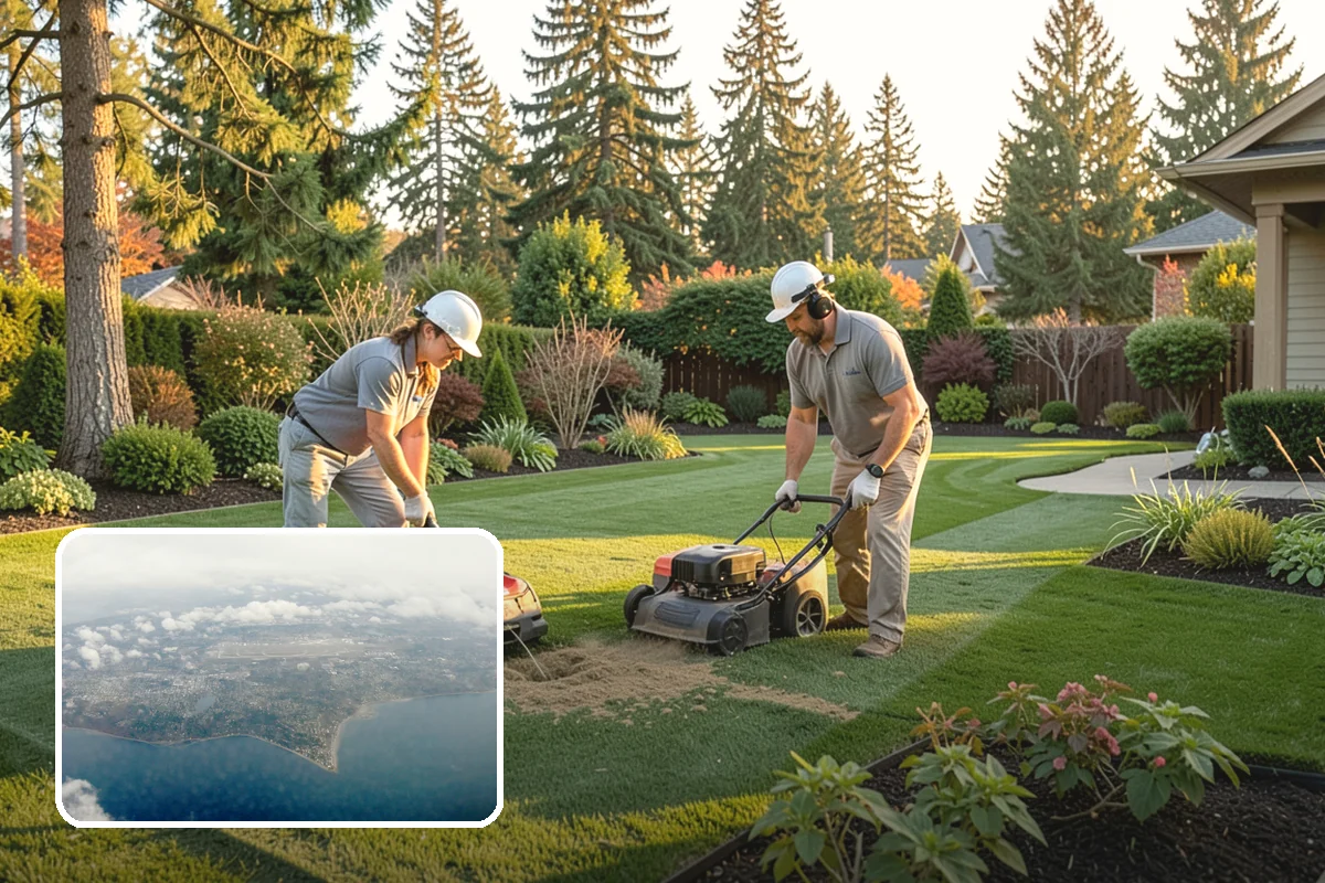 Privacy Hedge Planting in Burien, King County, WA - Year-round privacy from a dense evergreen screen