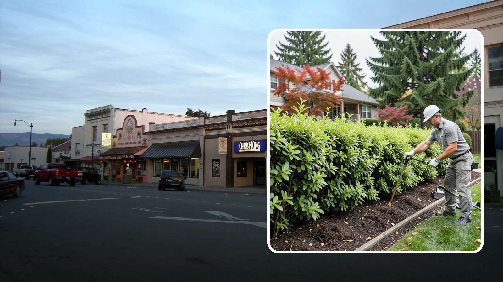 Privacy Hedge Planting in Burlington, Skagit County, WA - We plant living privacy hedges that create a lush green screen well suited to Northwest yards.