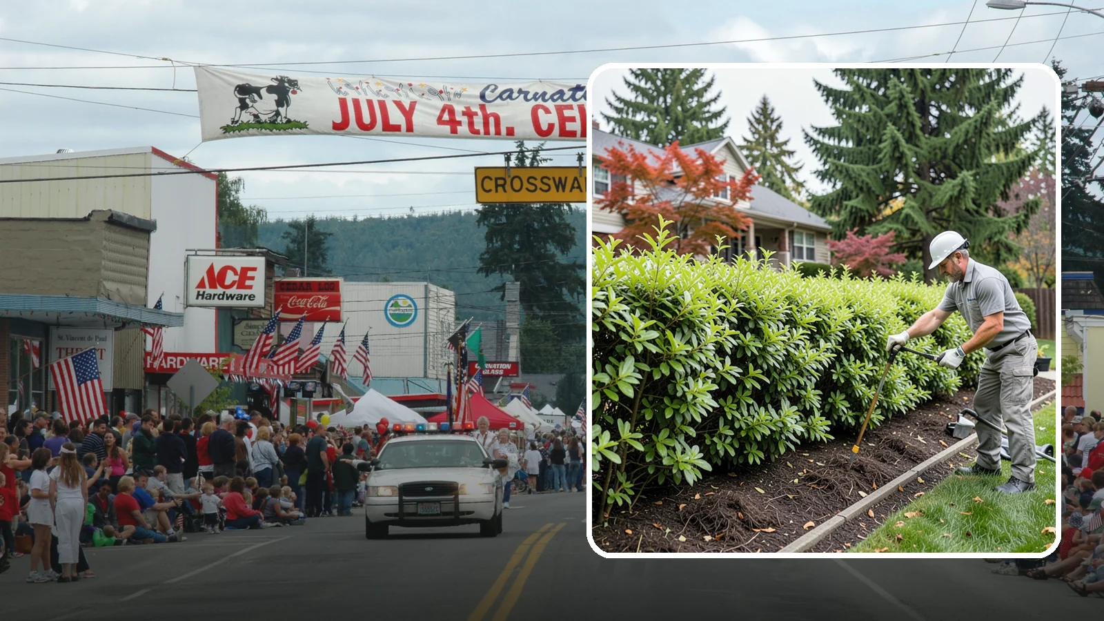 Privacy Hedge Planting in Carnation, King County, WA - We plant living privacy hedges that create a lush green screen well suited to Northwest yards.