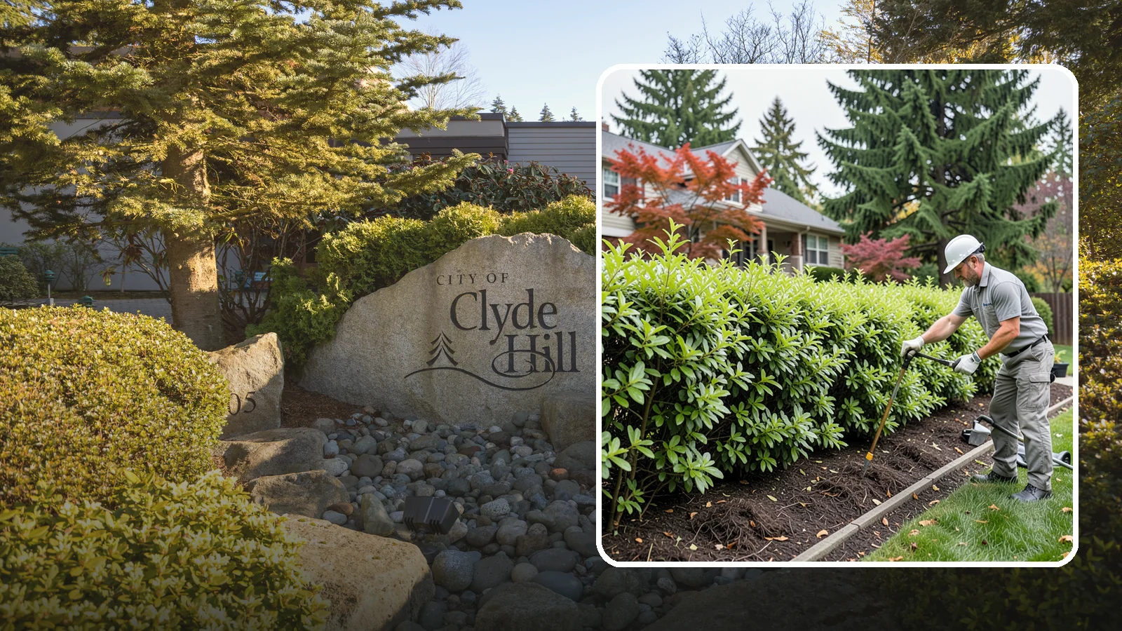 Privacy Hedge Planting in Clyde Hill, King County, WA - We plant living privacy hedges that create a lush green screen well suited to Northwest yards.