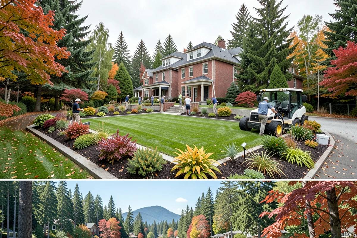 Privacy Hedge Planting in Covington, King County, WA - Plant hedges in fall or early spring so roots establish during the rainy months before summer heat stresses the young plants.
