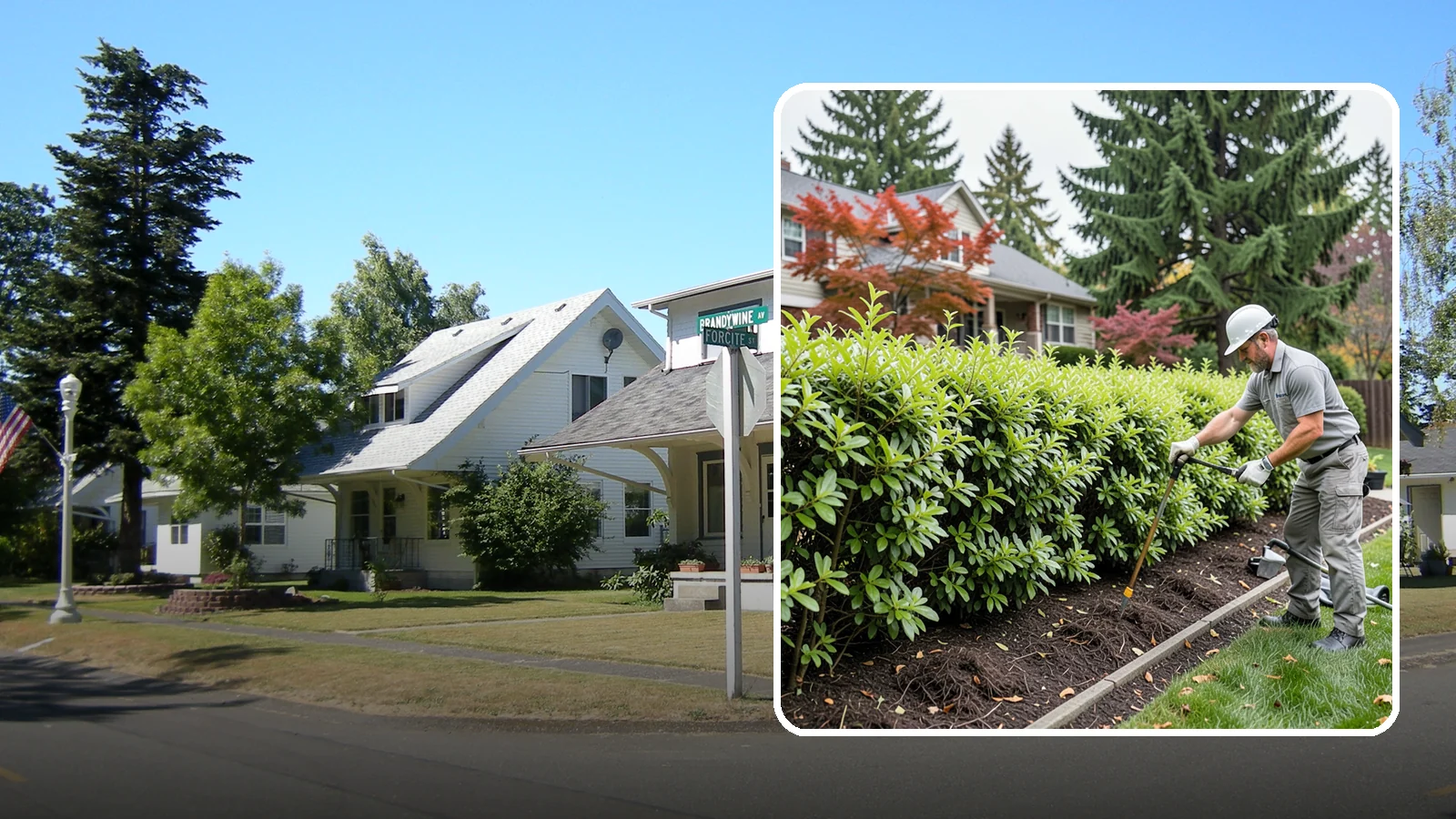 Privacy Hedge Planting in DuPont, Pierce County, WA - We plant living privacy hedges that create a lush green screen well suited to Northwest yards.