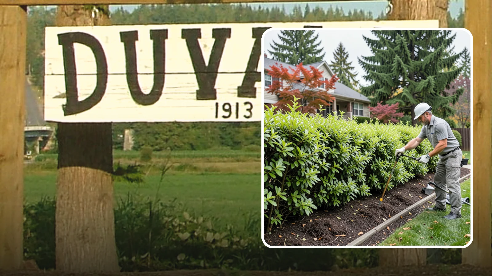 Privacy Hedge Planting in Duvall, King County, WA - We plant living privacy hedges that create a lush green screen well suited to Northwest yards.