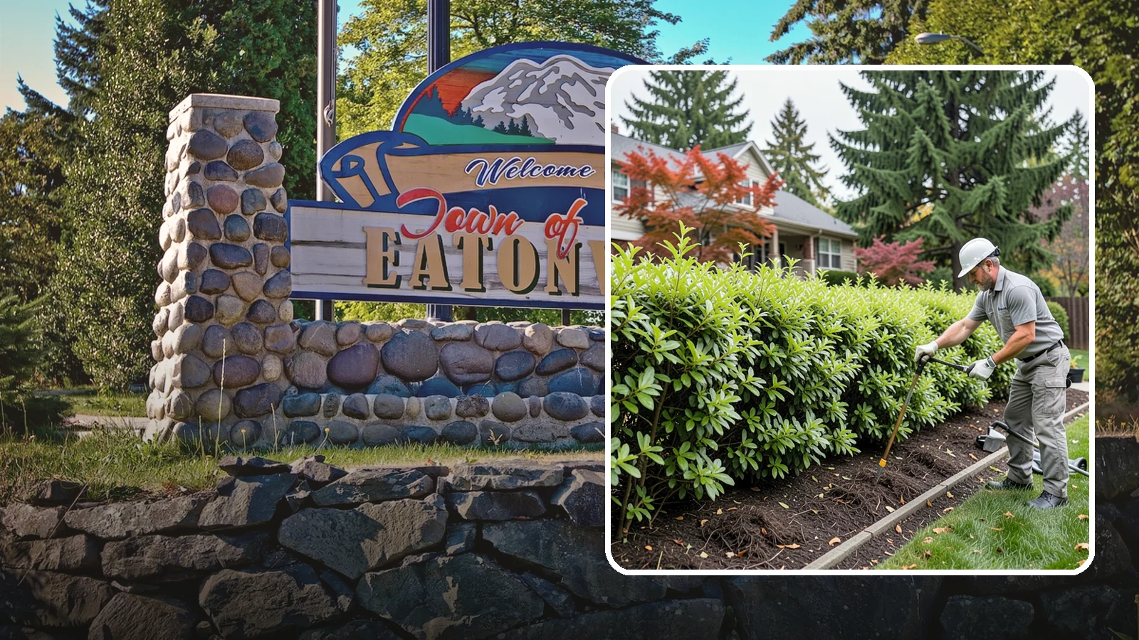 Privacy Hedge Planting in Eatonville, Pierce County, WA - We plant living privacy hedges that create a lush green screen well suited to Northwest yards.