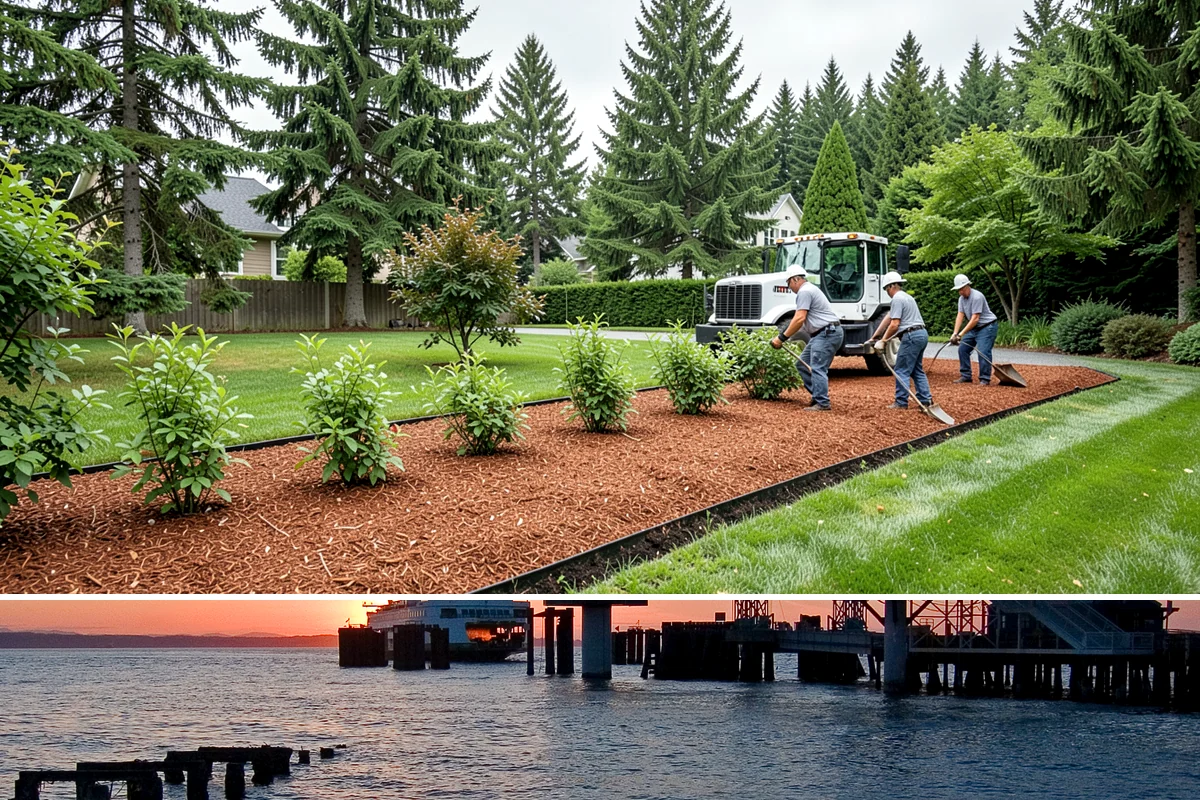 Privacy Hedge Planting in Edmonds, Snohomish County, WA - Plant hedges in fall or early spring so roots establish during the rainy months before summer heat stresses the young plants.