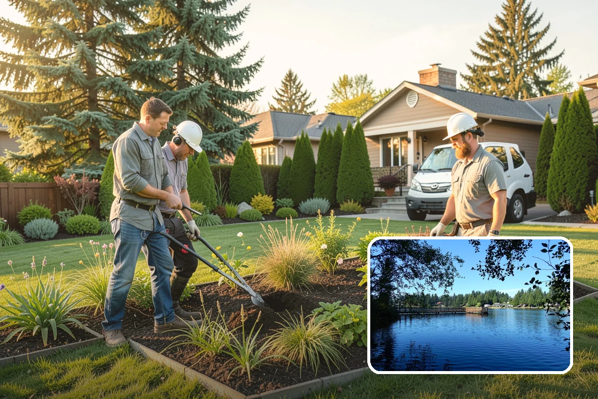 Privacy Hedge Planting in Federal Way, King County, WA - Year-round privacy from a dense evergreen screen