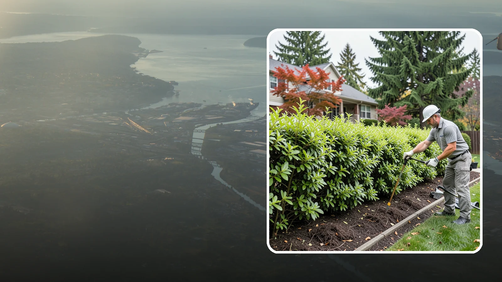 Privacy Hedge Planting in Fife, Pierce County, WA - We plant living privacy hedges that create a lush green screen well suited to Northwest yards.