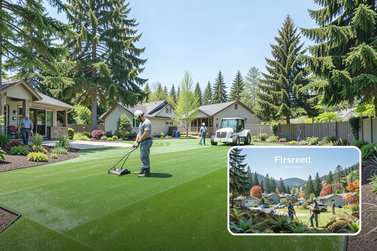 Privacy Hedge Planting in Fircrest, Pierce County, WA - Year-round privacy from a dense evergreen screen
