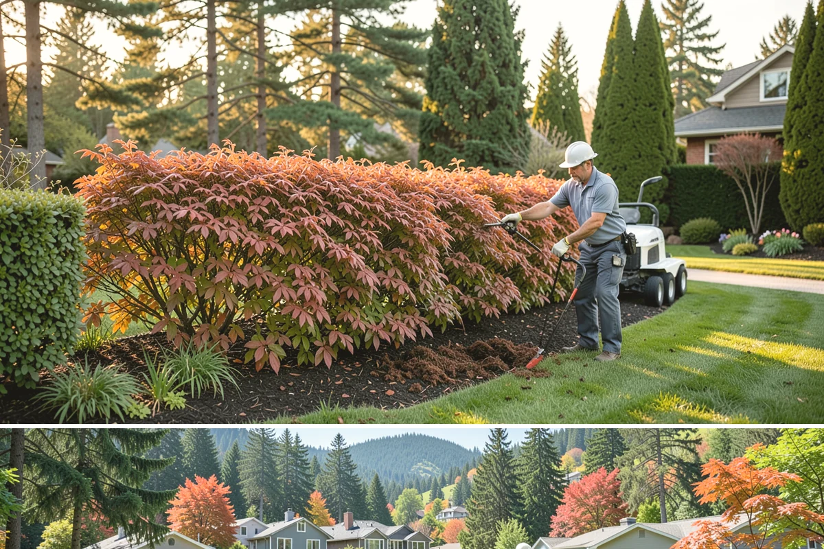 Privacy Hedge Planting in Fircrest, Pierce County, WA - Plant hedges in fall or early spring so roots establish during the rainy months before summer heat stresses the young plants.