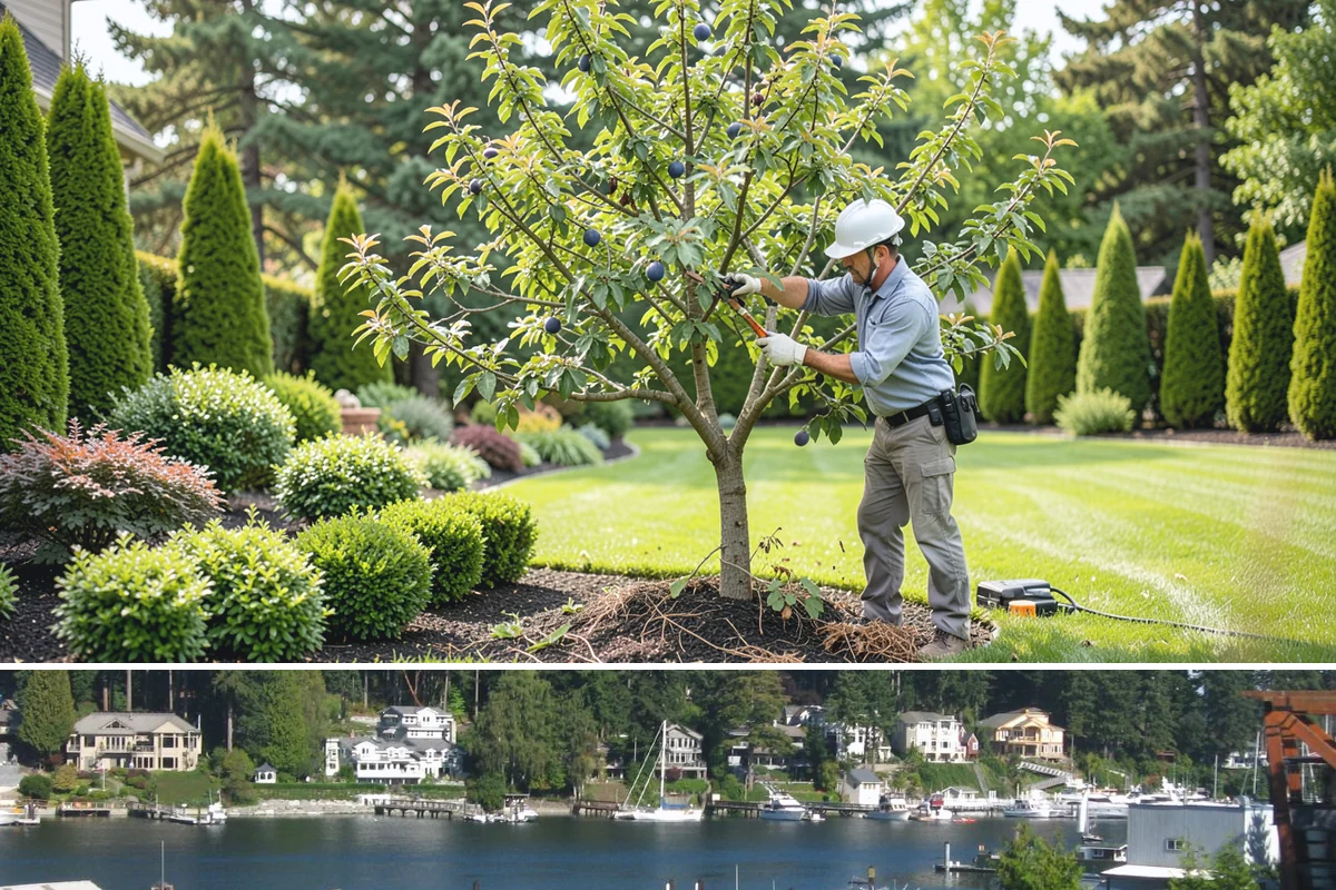 Privacy Hedge Planting in Gig Harbor, Pierce County, WA - Plant hedges in fall or early spring so roots establish during the rainy months before summer heat stresses the young plants.