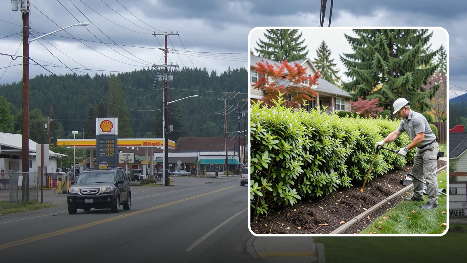 Privacy Hedge Planting in Granite Falls, Snohomish County, WA - We plant living privacy hedges that create a lush green screen well suited to Northwest yards.