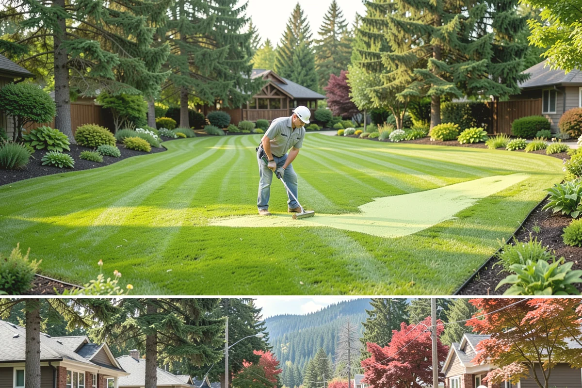 Privacy Hedge Planting in Hunts Point, King County, WA - Plant hedges in fall or early spring so roots establish during the rainy months before summer heat stresses the young plants.