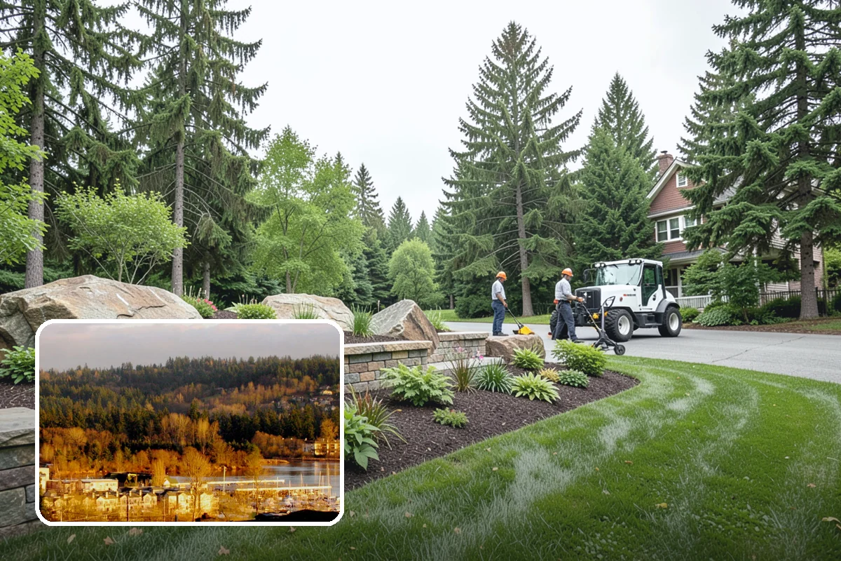 Privacy Hedge Planting in Kenmore, King County, WA - Year-round privacy from a dense evergreen screen